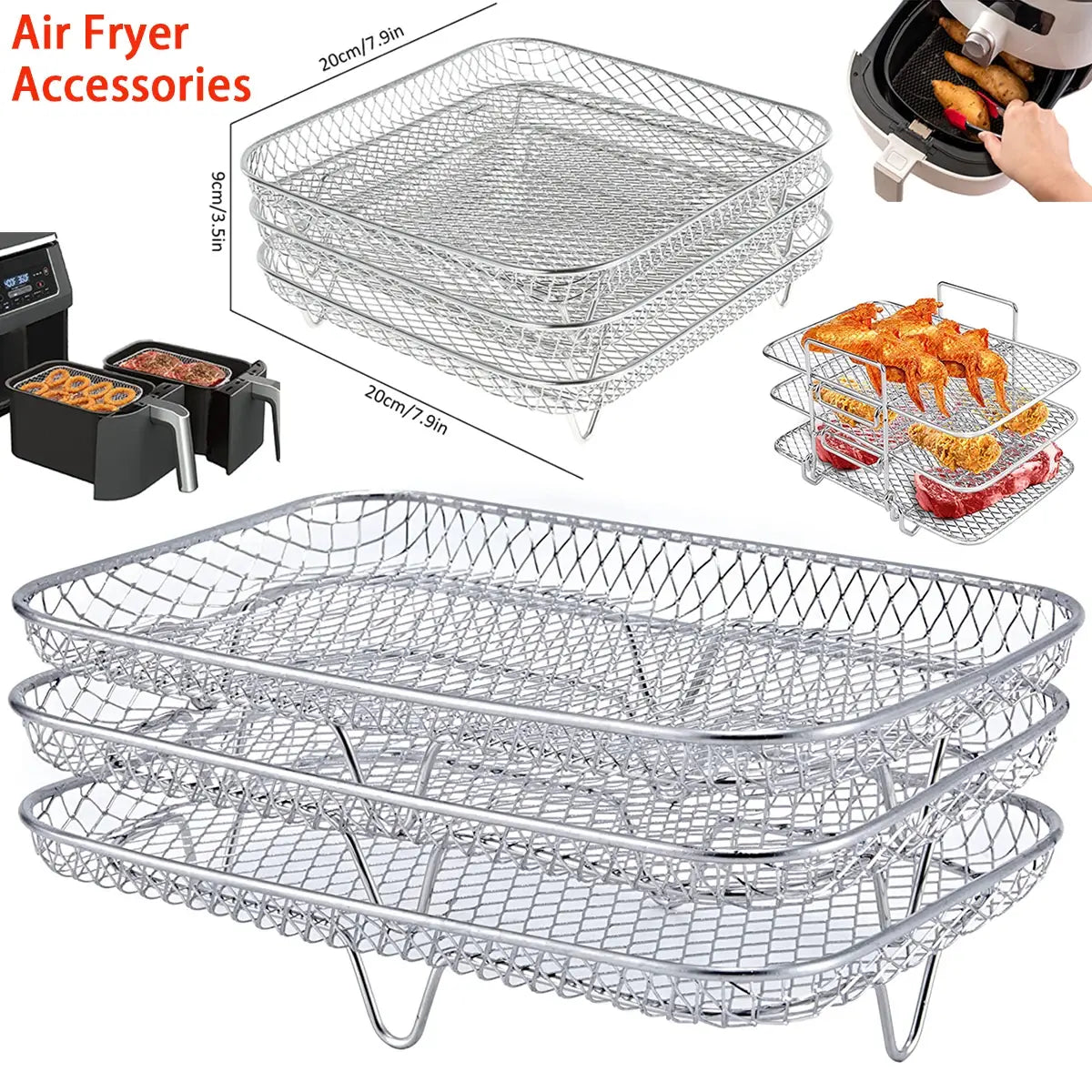 Stackable Grilling Rack