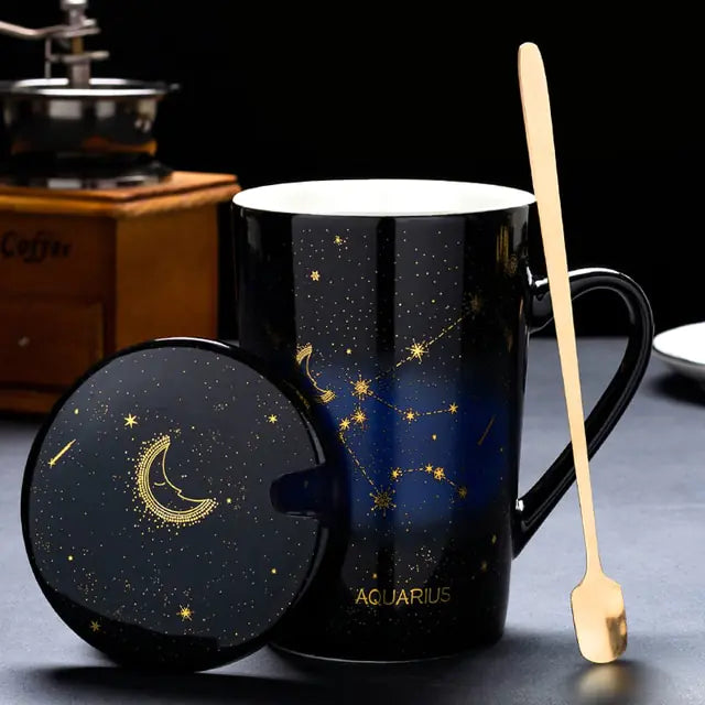 12 Zodiac Constellation Mug Set