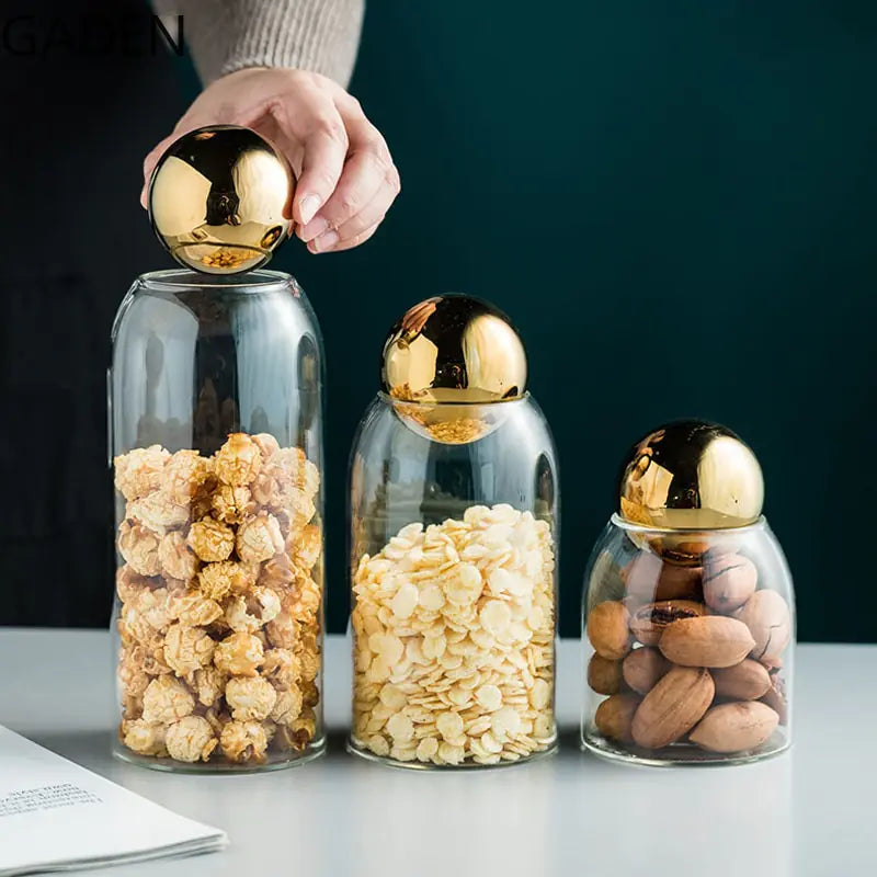 Transparent Sealed Glass Jar