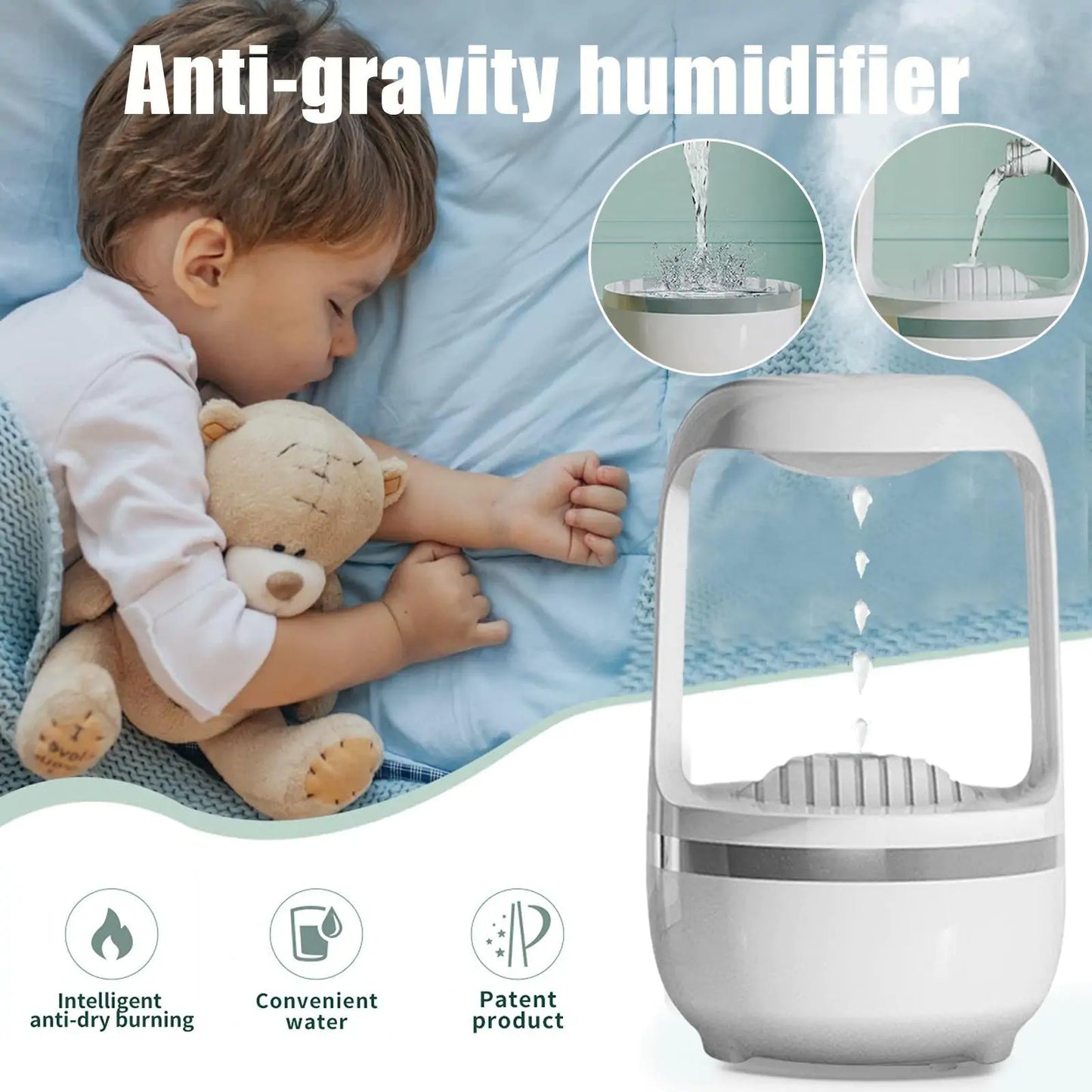 Humidificador de gotas de agua