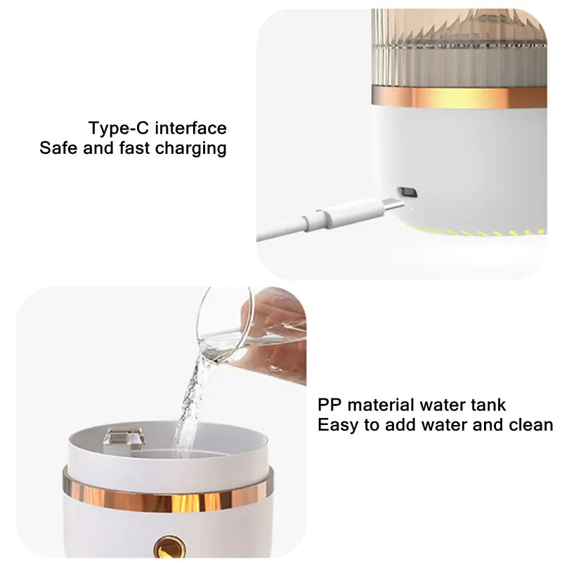 Humidificador ultrasónico con difusor de aceites esenciales