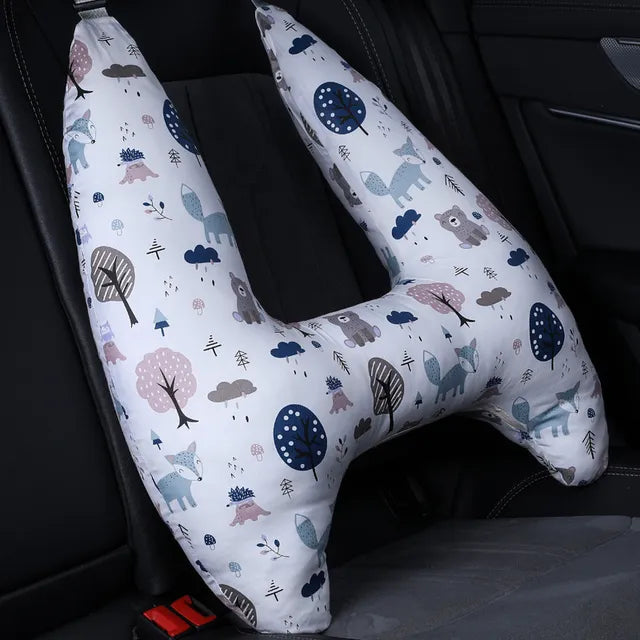 Almohada de viaje de animales para niños