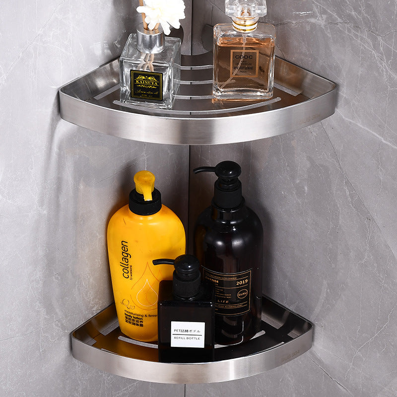 Bathroom Corner Shelf, Punch Free