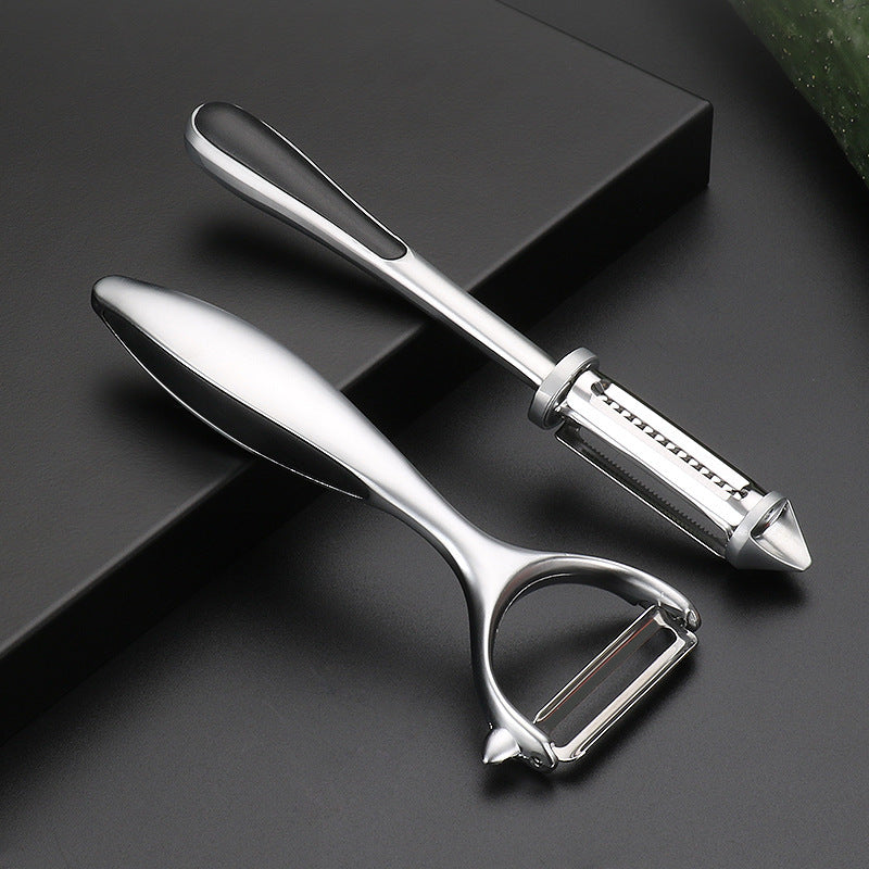 Zinc Alloy Two-in-One Kitchen Peeler