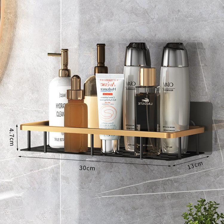 Punch-Free Bathroom Shelf for Toiletries