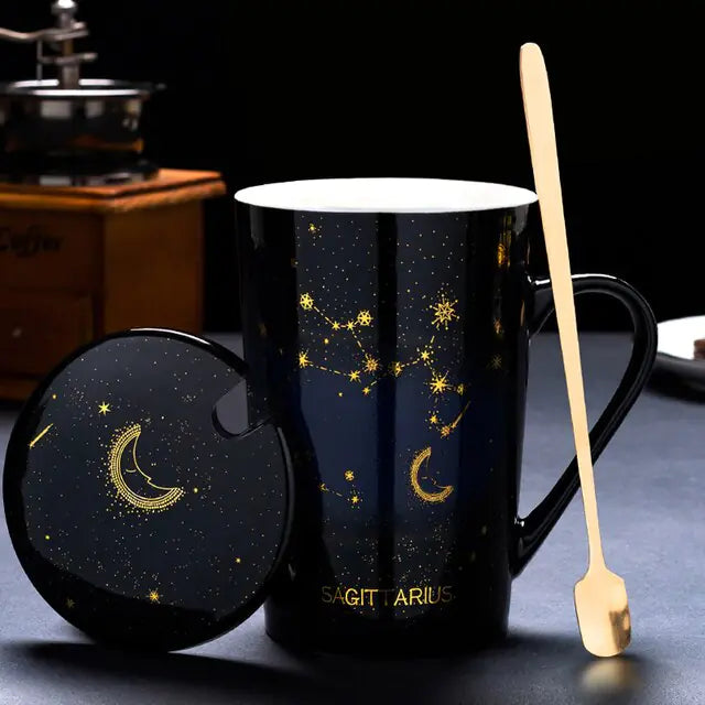 12 Zodiac Constellation Mug Set