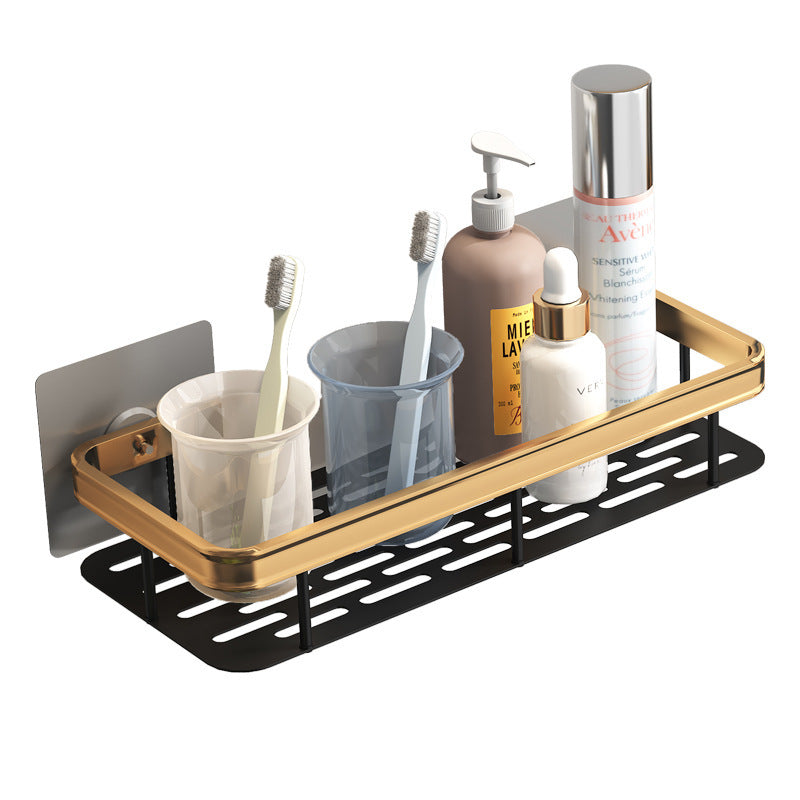 Punch-Free Bathroom Shelf for Toiletries