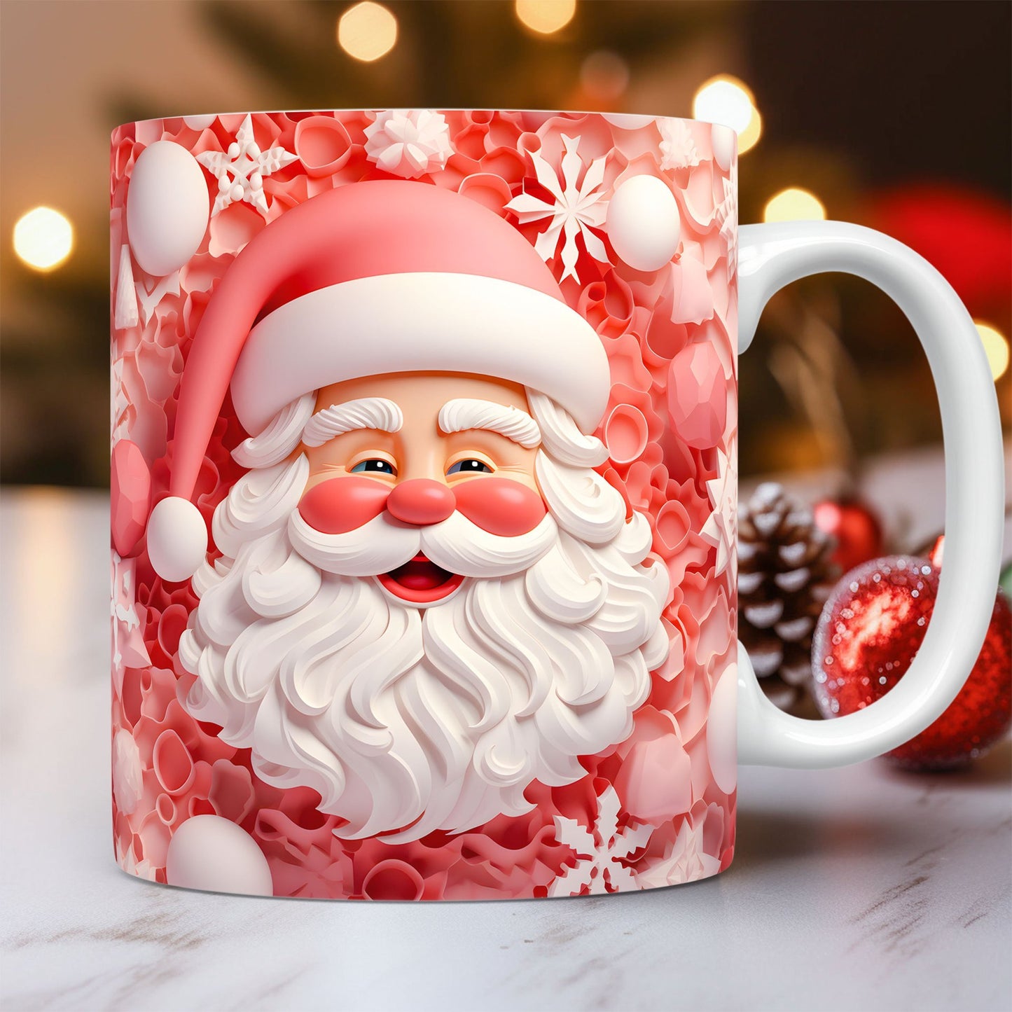 Christmas  Ceramic Santa Mug