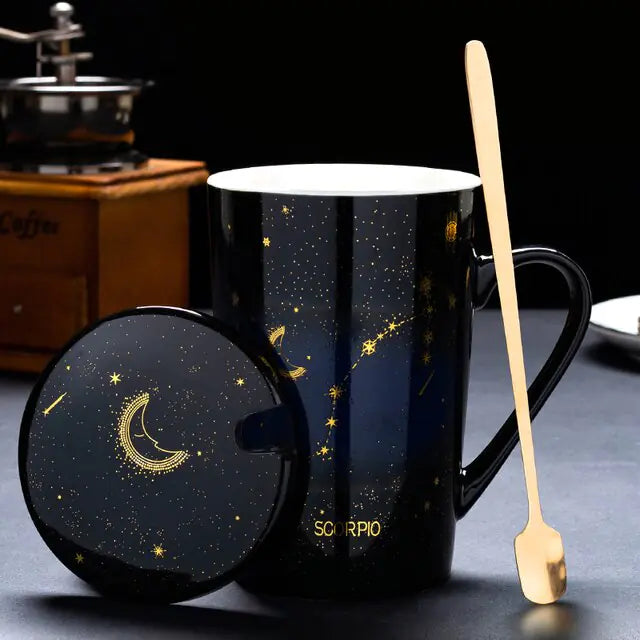 12 Zodiac Constellation Mug Set