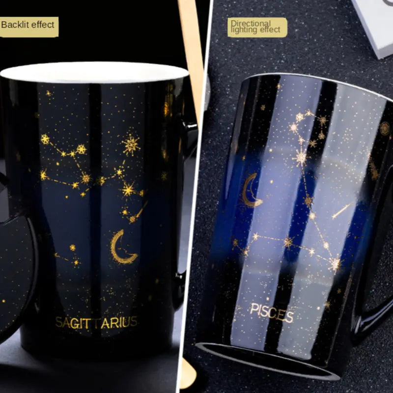 12 Zodiac Constellation Mug Set