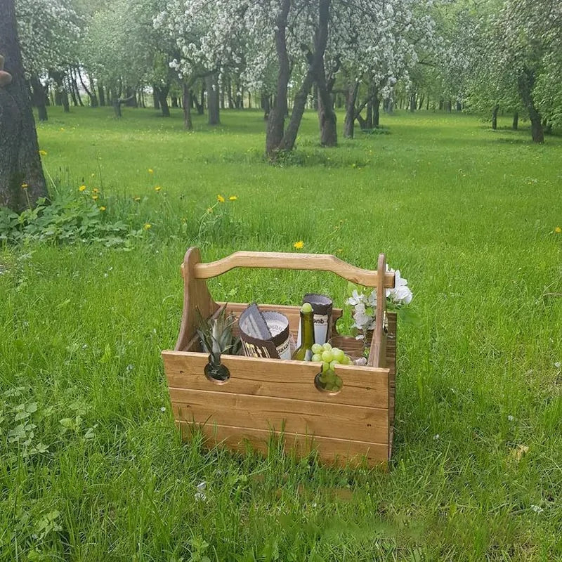 Folding Picnic Basket / Table