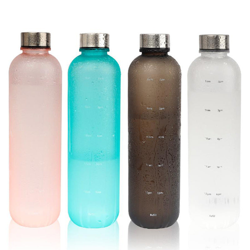 Frosted Gradient Sports Water Bottle