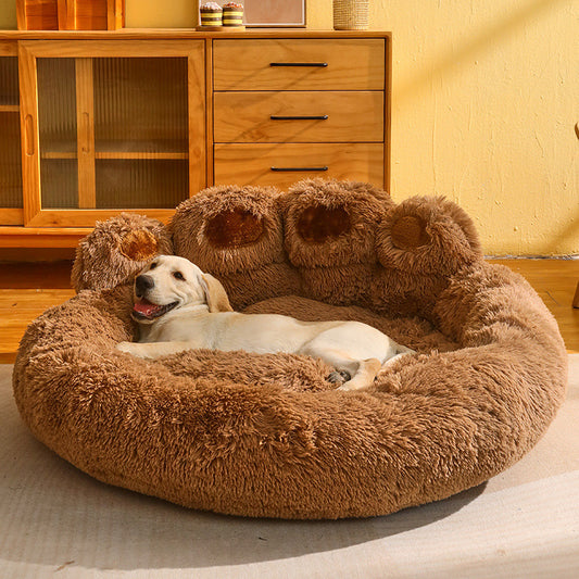 Fleece-Lined Kennel for Dogs