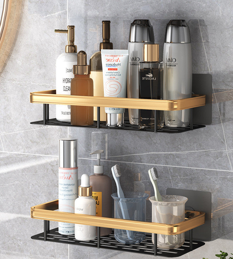 Punch-Free Bathroom Shelf for Toiletries