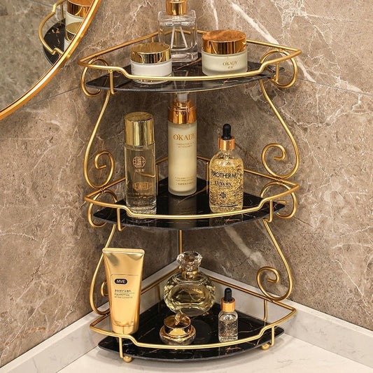 Punch Free Triangle Bathroom Shelf