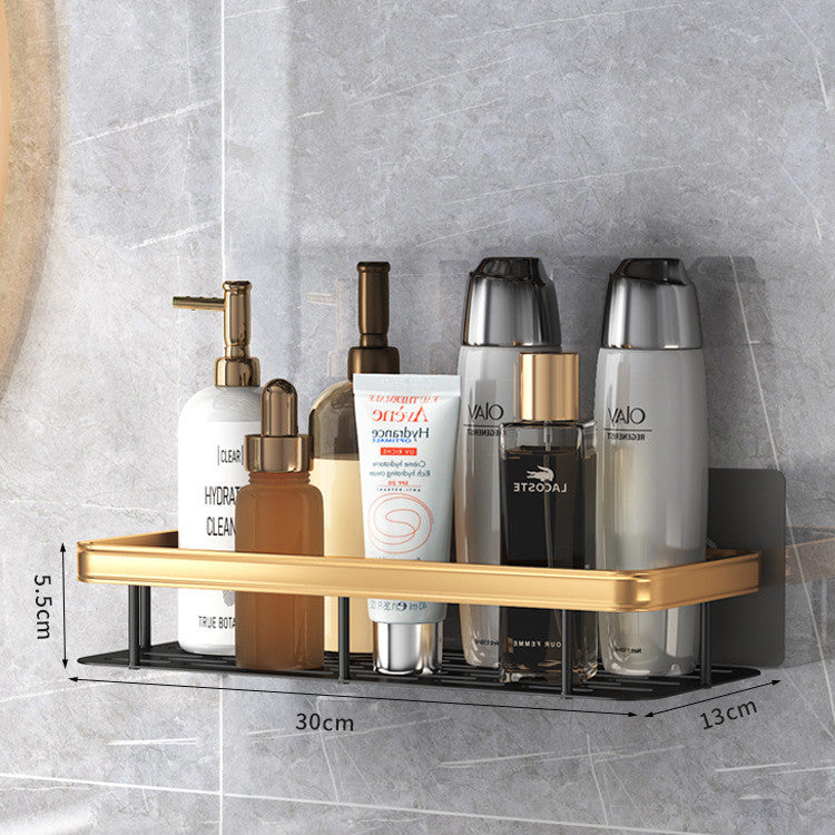 Punch-Free Bathroom Shelf for Toiletries