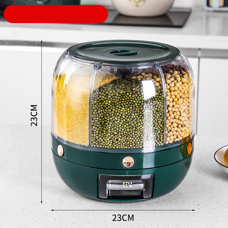 Large Food Storage Container, 360 Rotating