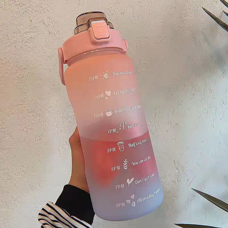 Colourful Frosted Water Bottle