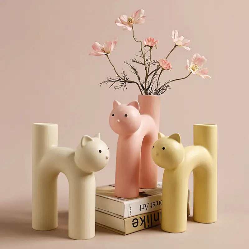 Kitty Couture Ceramic Vase