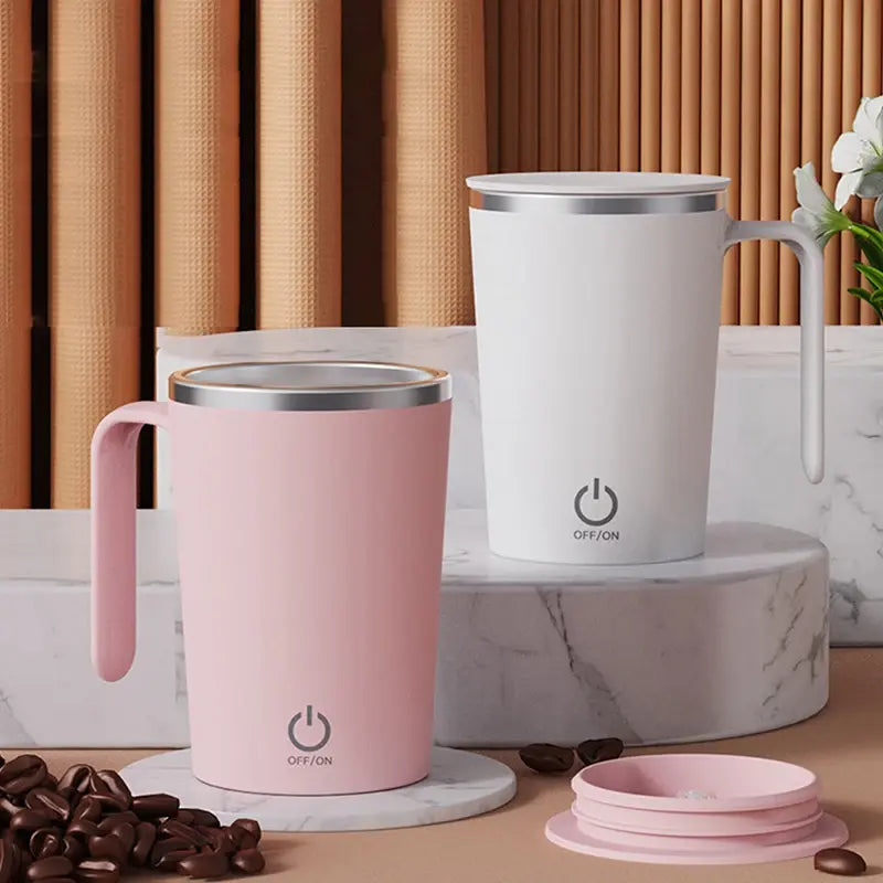 Taza magnética automática con auto-sirring