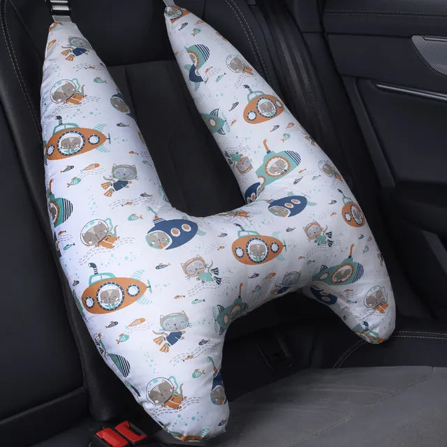 Almohada de viaje de animales para niños