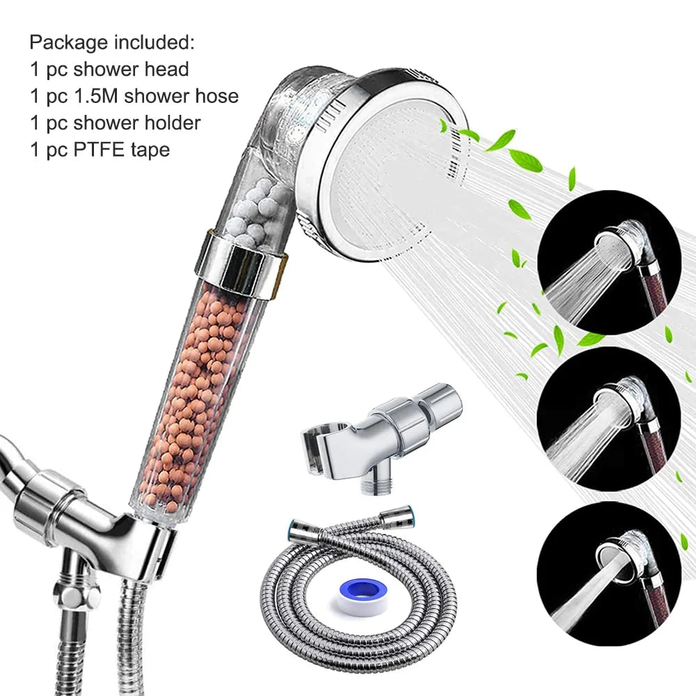 3 Modes Bathroom Shower Head