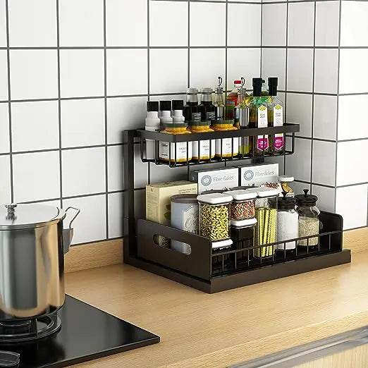 Organizador de cajones deslizantes para cocina