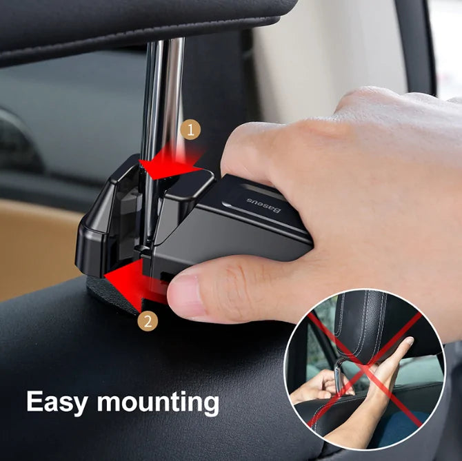 Car Phone Headrest Hook