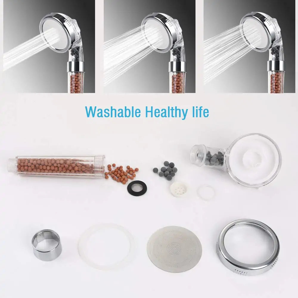 3 Modes Bathroom Shower Head