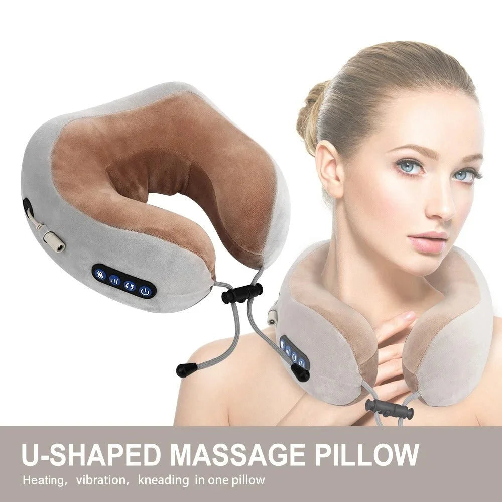 Almohada de masaje para el cuello.