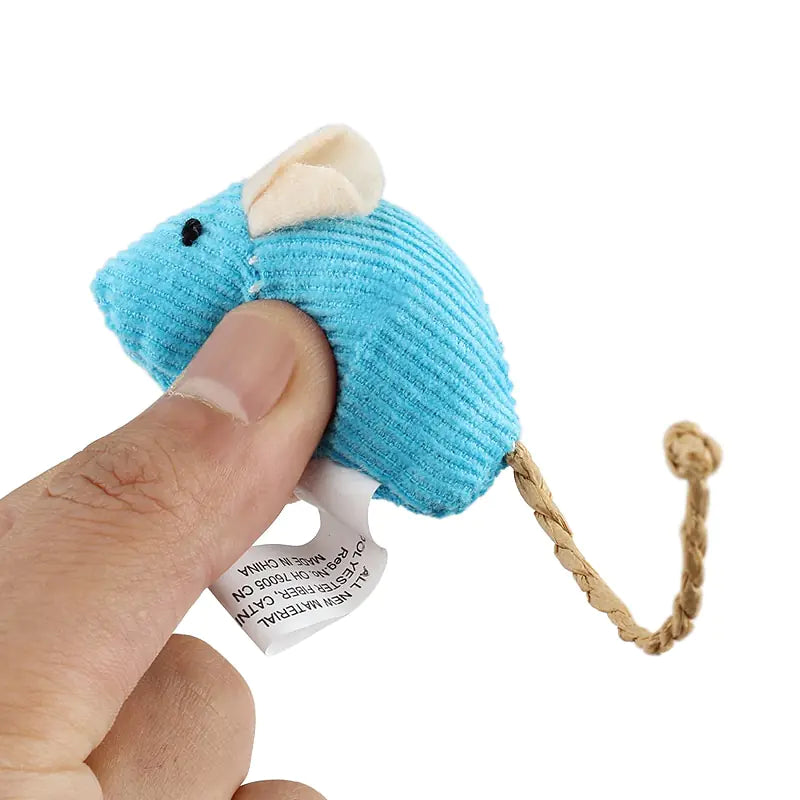 Pet Toy Mice Plush Mouse Cat Toy For Kitten