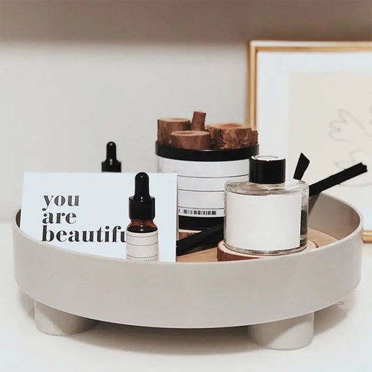 Elegant Nordic Round Storage Tray