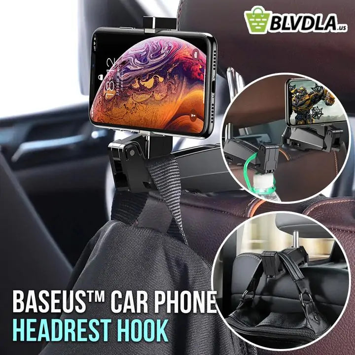 Car Phone Headrest Hook