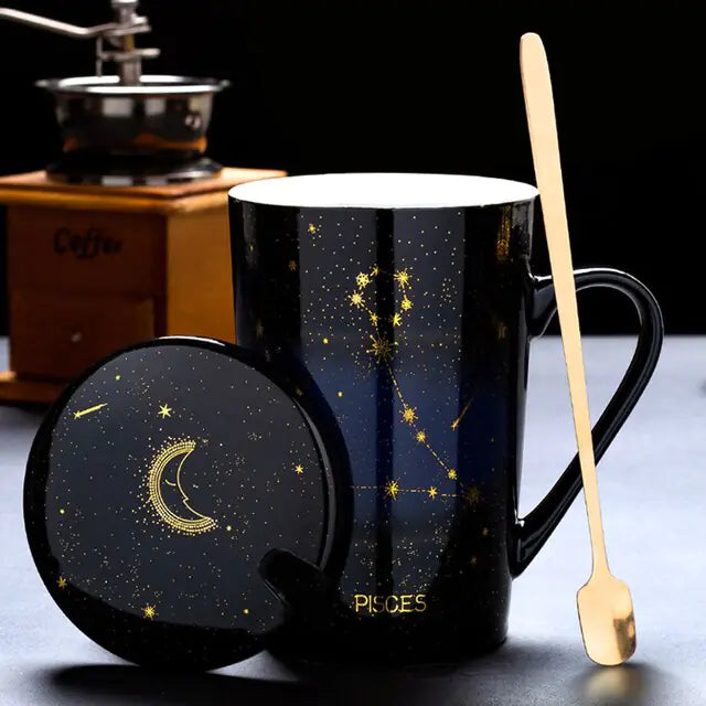 12 Zodiac Constellation Mug Set