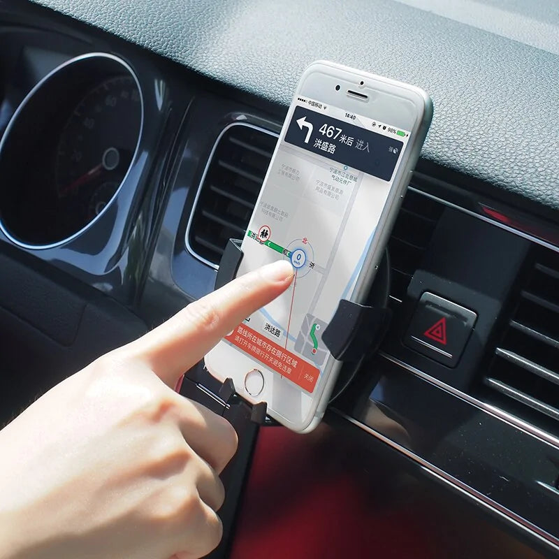 Soporte para teléfono de coche con ventilación de aire