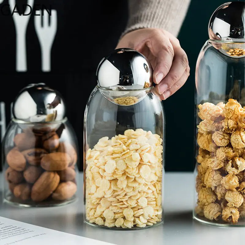 Transparent Sealed Glass Jar